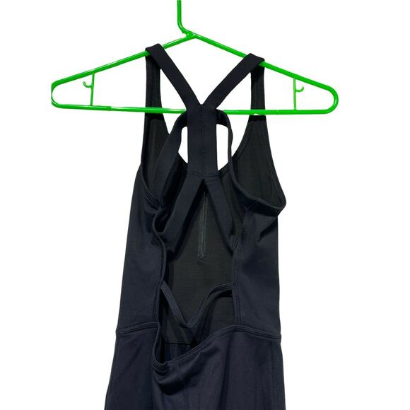 ivy sky black one piece sleeveless mesh dance costume style C08701 Size XSA - Picture 3 of 5